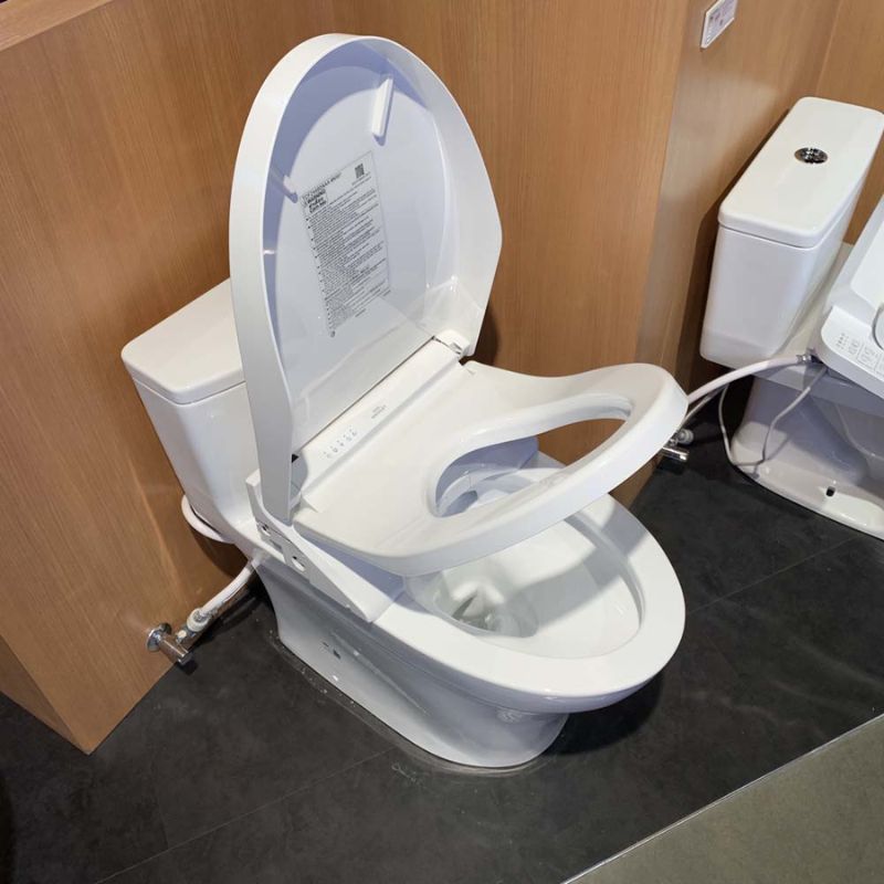 Bàn cầu 1 khối TOTO MS855CDW15 nắp điện tử Washlet C5 TCF24460AAA giấu dây